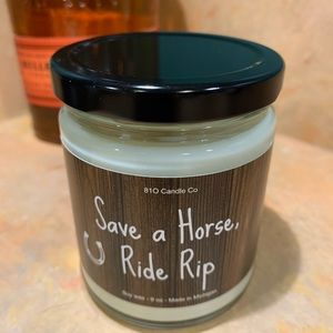 Yellowstone inspired soy candle